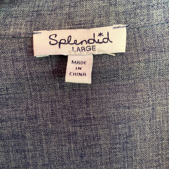 Splendid Chambray Button Down Dress - Picture 5 of 11